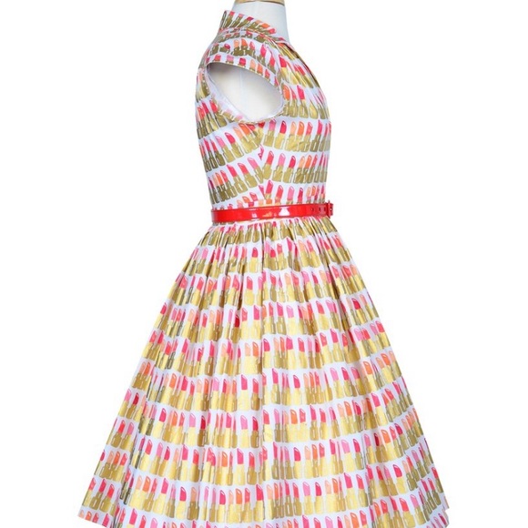 New Bernie Dexter Kelly Lipsticks dress 1950s - Picture 2 of 7
